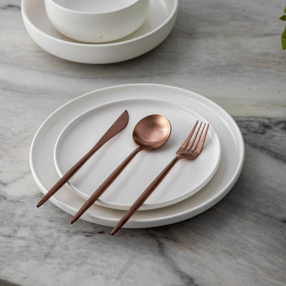 Bestekset Minimalistisch Design met Titanium Coating 20-delig