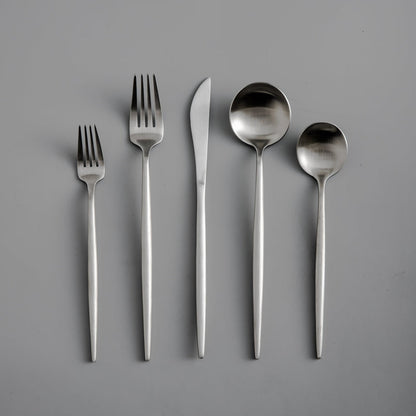 Bestekset Minimalistisch Design met Titanium Coating 20-delig