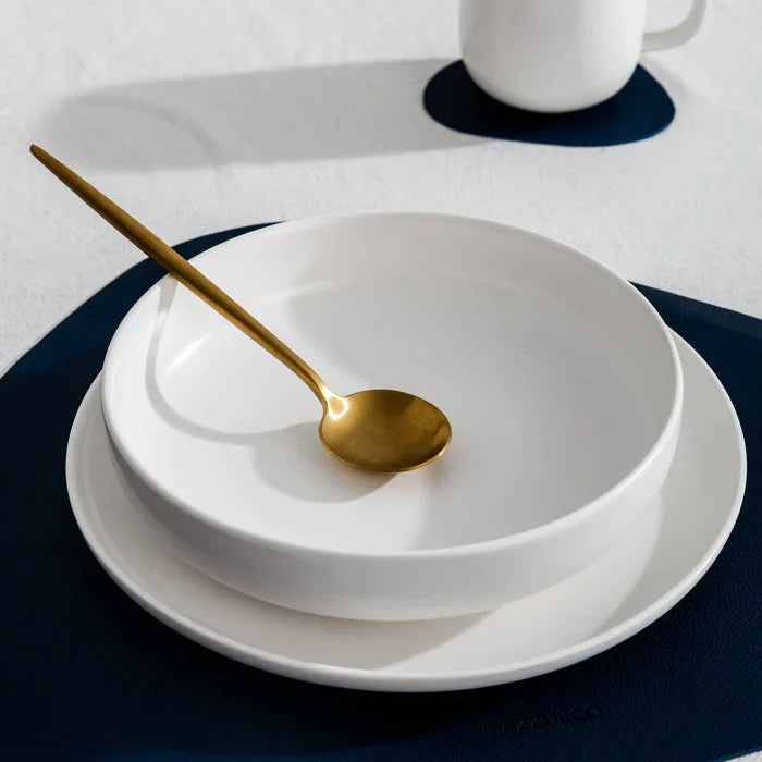 Bestekset Minimalistisch Design met Titanium Coating 20-delig
