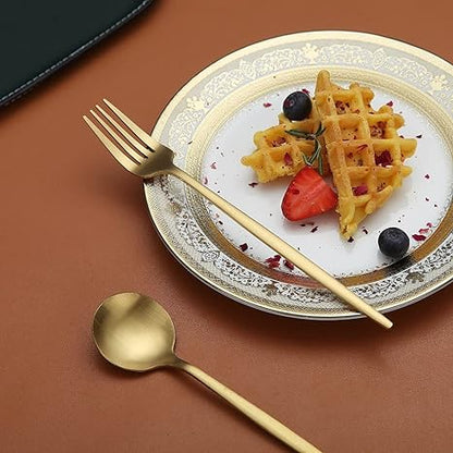 Bestekset Minimalistisch Design met Titanium Coating 20-delig