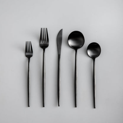 Bestekset Minimalistisch Design met Titanium Coating 20-delig