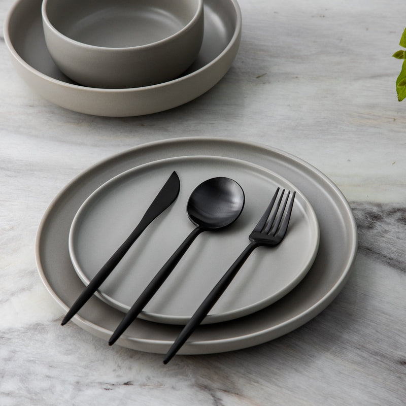 Bestekset Minimalistisch Design met Titanium Coating 20-delig