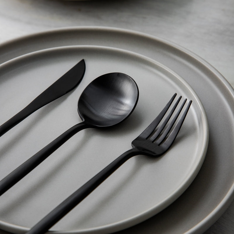 Bestekset Minimalistisch Design met Titanium Coating 20-delig