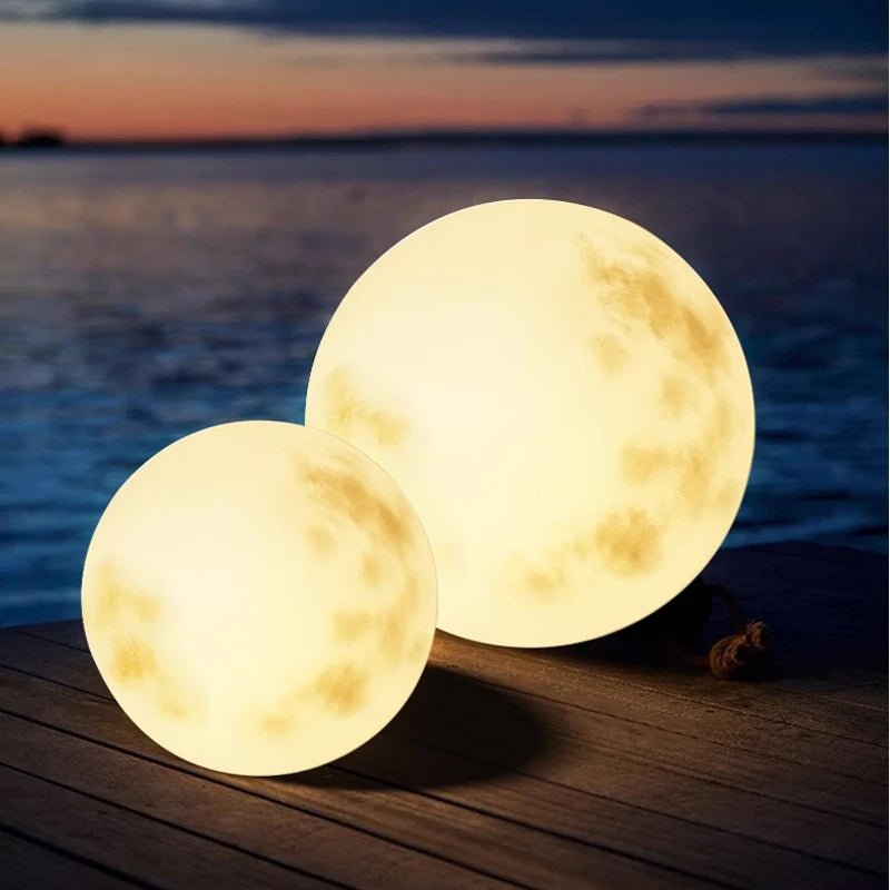 Buitenlamp Maanbol Tuin Decoratief Rond LED Oplaadbaar via USB