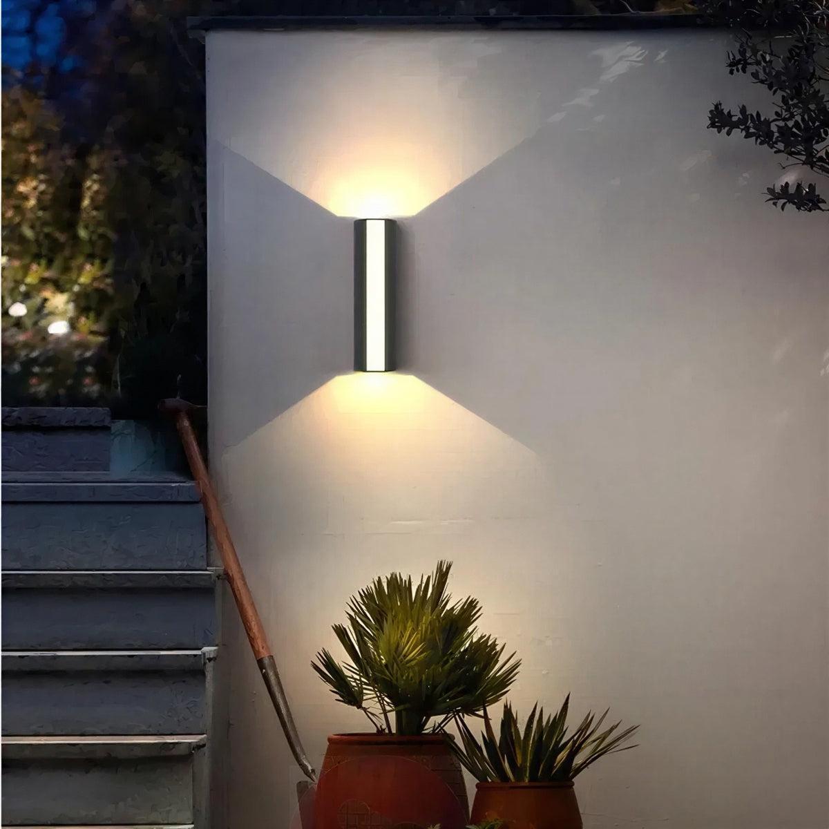 Buitenlamp Modern met Dubbelzijdige Up-Down Verlichting voor Buiten