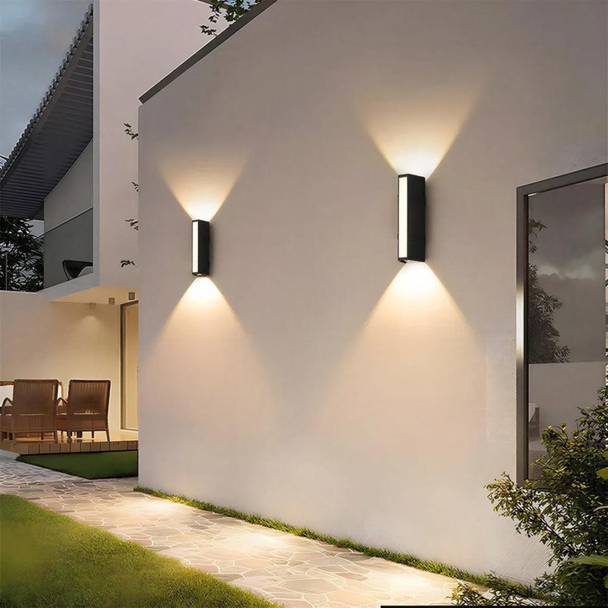 Buitenlamp Modern met Dubbelzijdige Up-Down Verlichting voor Buiten
