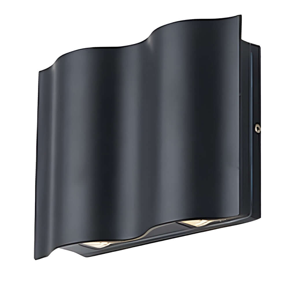 Buitenlamp Modern met Up Down LED en Golfvorm voor Gevel en Balkon