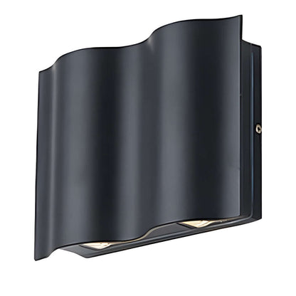 Buitenlamp Modern met Up Down LED en Golfvorm voor Gevel en Balkon