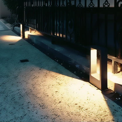 Buitenlamp Paal Tuin Modern LED met Rechthoekige Sokkel ##POS:5##
