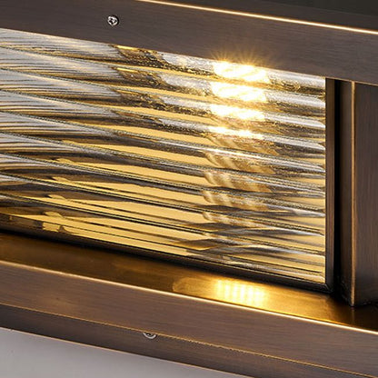 Buitenlamp Pilaar Klassiek met Geribbeld Glas en E27 Fitting voor Tuin en Oprit