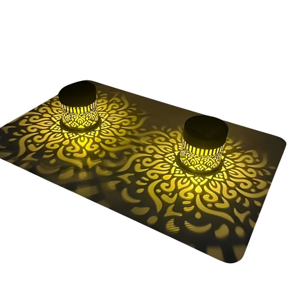 Buitenlamp Solar met Bohemian Schaduwpatroon voor Tuin en Terras