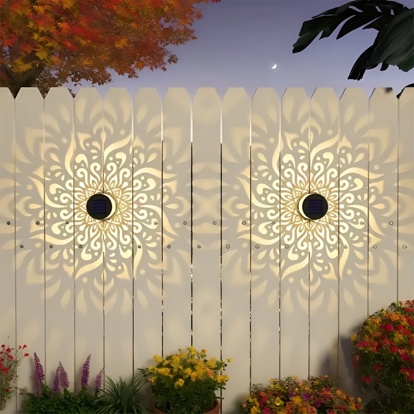 Buitenlamp Solar met Bohemian Schaduwpatroon voor Tuin en Terras