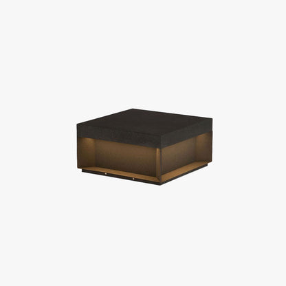 Buitenlamp Solar Zuilkop Minimalist met Warm LED Licht voor Paal en Oprit