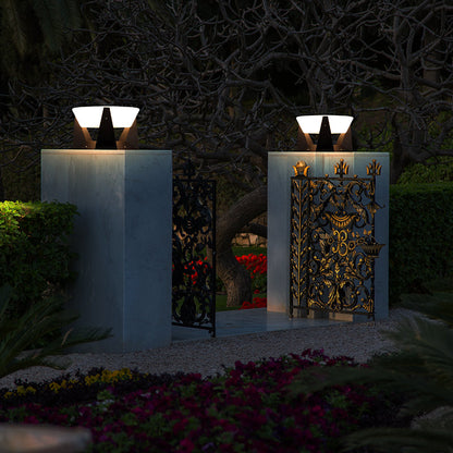 Buitenlamp Solarlamp Modern met Geïntegreerd Zonnepaneel voor Tuin en Oprit