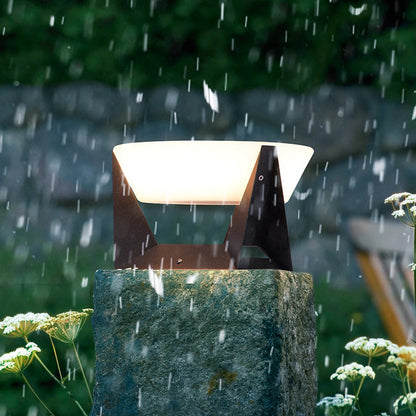 Buitenlamp Solarlamp Modern met Geïntegreerd Zonnepaneel voor Tuin en Oprit