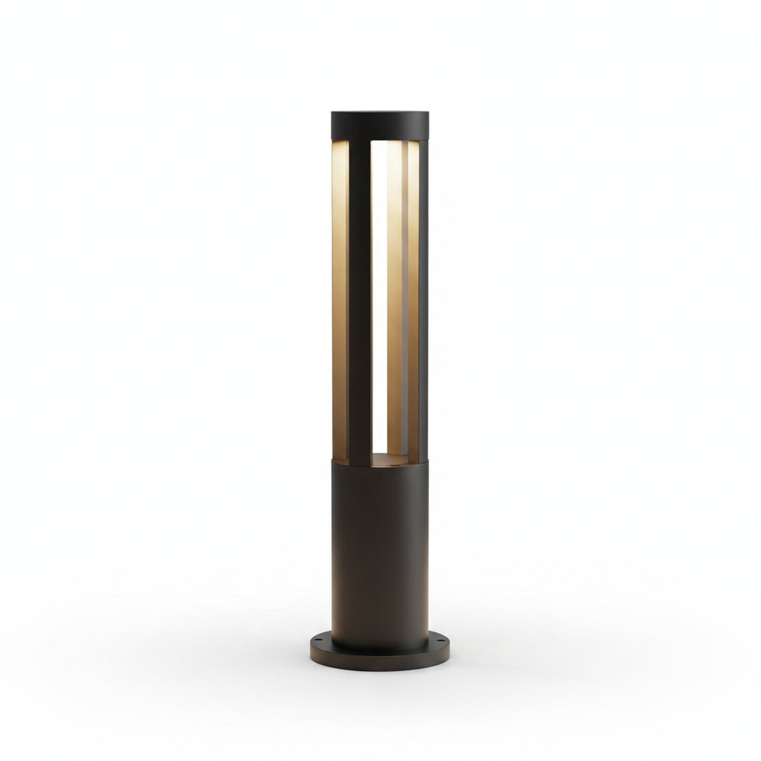 Buitenlamp Tuinpaal Modern Minimalistisch met Geïntegreerde LED en Vloerbevestiging