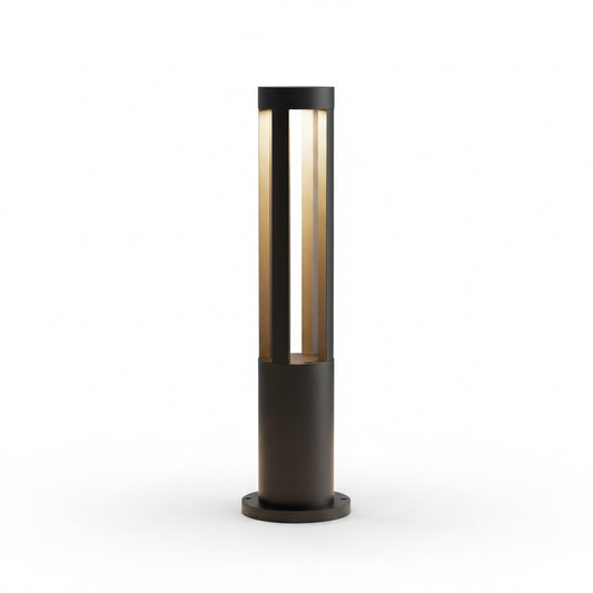 Buitenlamp Tuinpaal Modern Minimalistisch met Geïntegreerde LED en Vloerbevestiging