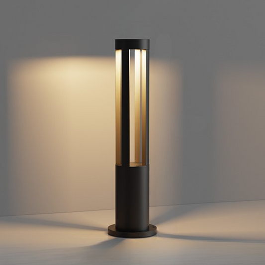 Buitenlamp Tuinpaal Modern Minimalistisch met Geïntegreerde LED en Vloerbevestiging