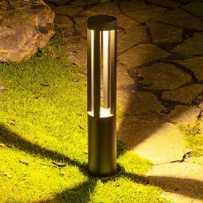 Buitenlamp Tuinpaal Modern Minimalistisch met Geïntegreerde LED en Vloerbevestiging