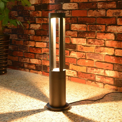 Buitenlamp Tuinpaal Modern Minimalistisch met Geïntegreerde LED en Vloerbevestiging