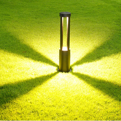 Buitenlamp Tuinpaal Modern Minimalistisch met Geïntegreerde LED en Vloerbevestiging