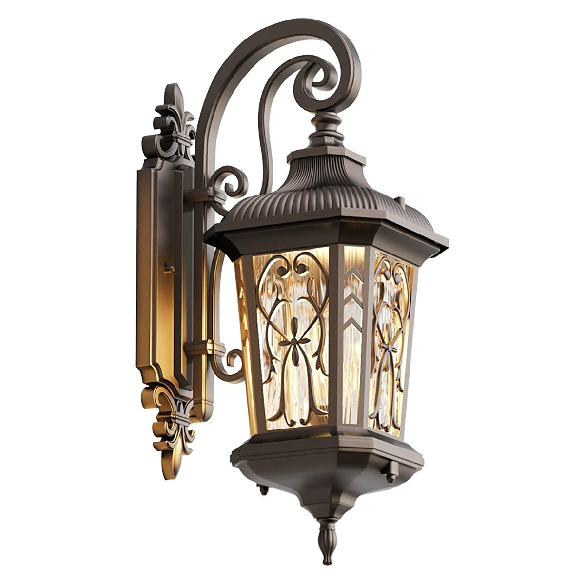 Buitenlamp Vintage met Sierpanelen en Wandbevestiging voor Entree en Veranda