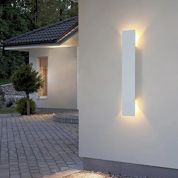 Buitenlamp Wandlamp Minimalist met Geïntegreerde LED en Tweerichtingsverlichting