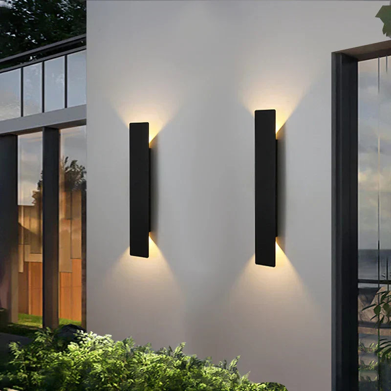 Buitenlamp Wandlamp Minimalist met Geïntegreerde LED en Tweerichtingsverlichting