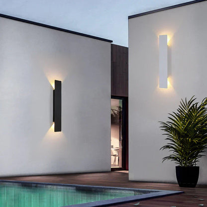 Buitenlamp Wandlamp Minimalist met Geïntegreerde LED en Tweerichtingsverlichting