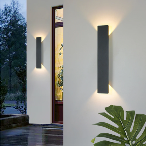 Buitenlamp Wandlamp Minimalist met Geïntegreerde LED en Tweerichtingsverlichting