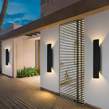 Buitenlamp Wandlamp Minimalist met Geïntegreerde LED en Tweerichtingsverlichting