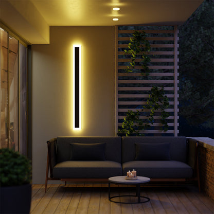 Buitenlamp Wandlamp Minimalistisch LED Lineair met Bewegingssensor Optie
