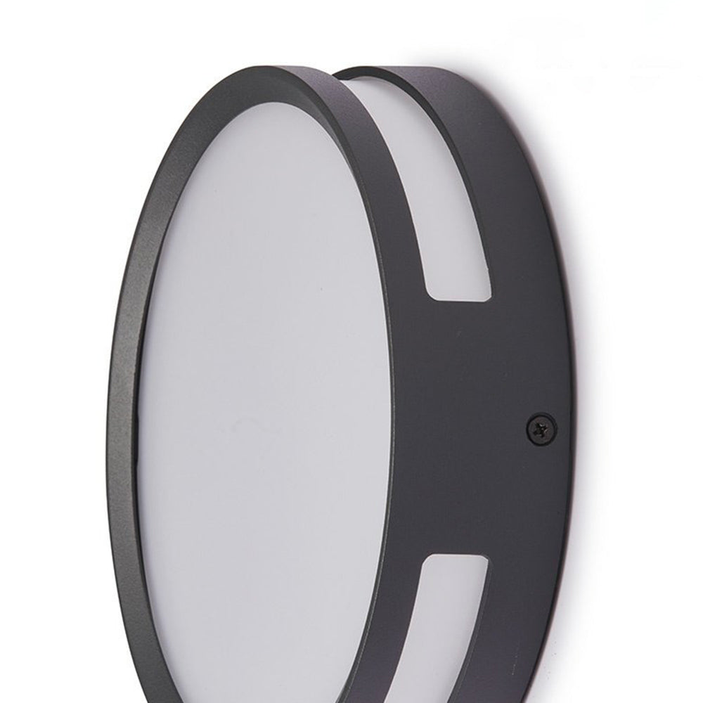 Buitenlamp Wandlamp Modern Rond met Warm Licht en IP65 Bescherming