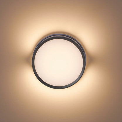 Buitenlamp Wandlamp Modern Rond met Warm Licht en IP65 Bescherming