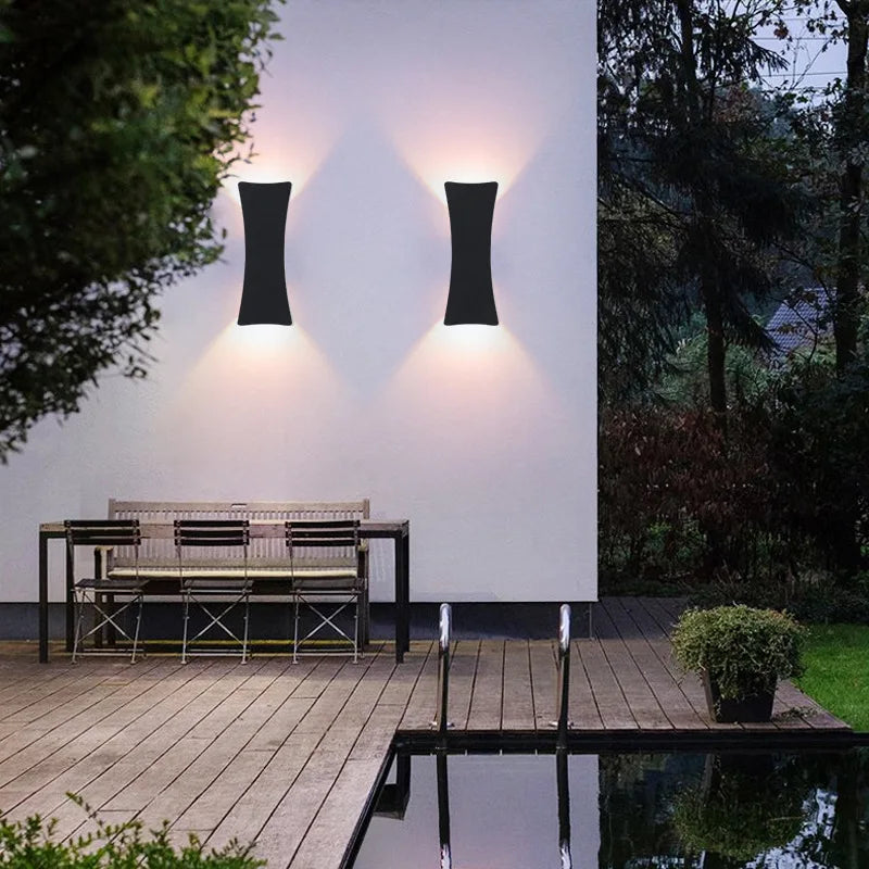 Buitenwandlamp Modern LED Up en Down Light voor Buiten