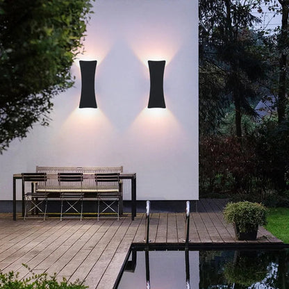 Buitenwandlamp Modern LED Up en Down Light voor Buiten