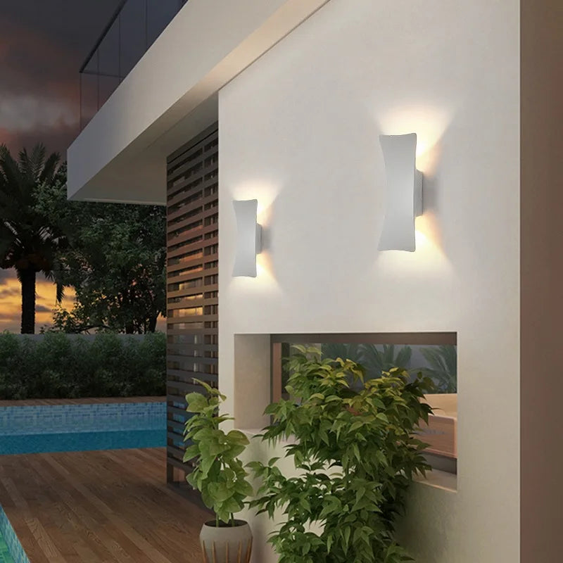 Buitenwandlamp Modern LED Up en Down Light voor Buiten