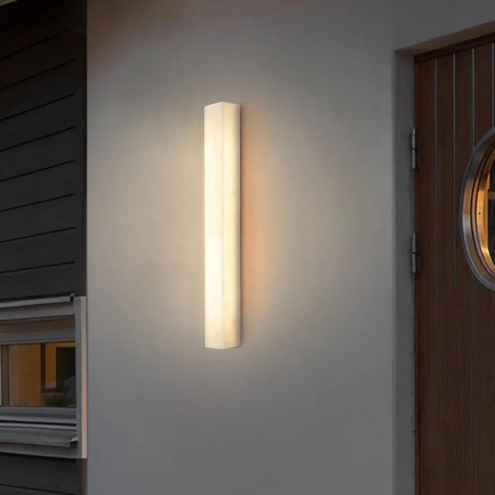 Buitenwandlamp Modern Rechthoekig LED met Warm Licht en IP65