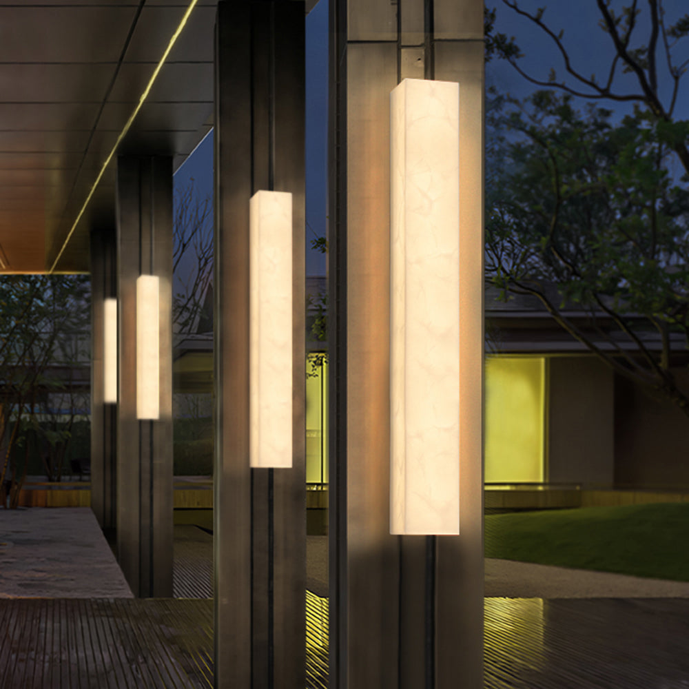 Buitenwandlamp Modern Rechthoekig LED met Warm Licht en IP65