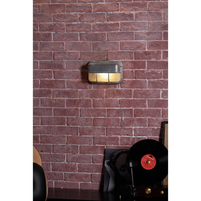 Buitenwandlamp Nautisch Industrieel met Aluminium Behuizing en Opaal Glasdiffuser