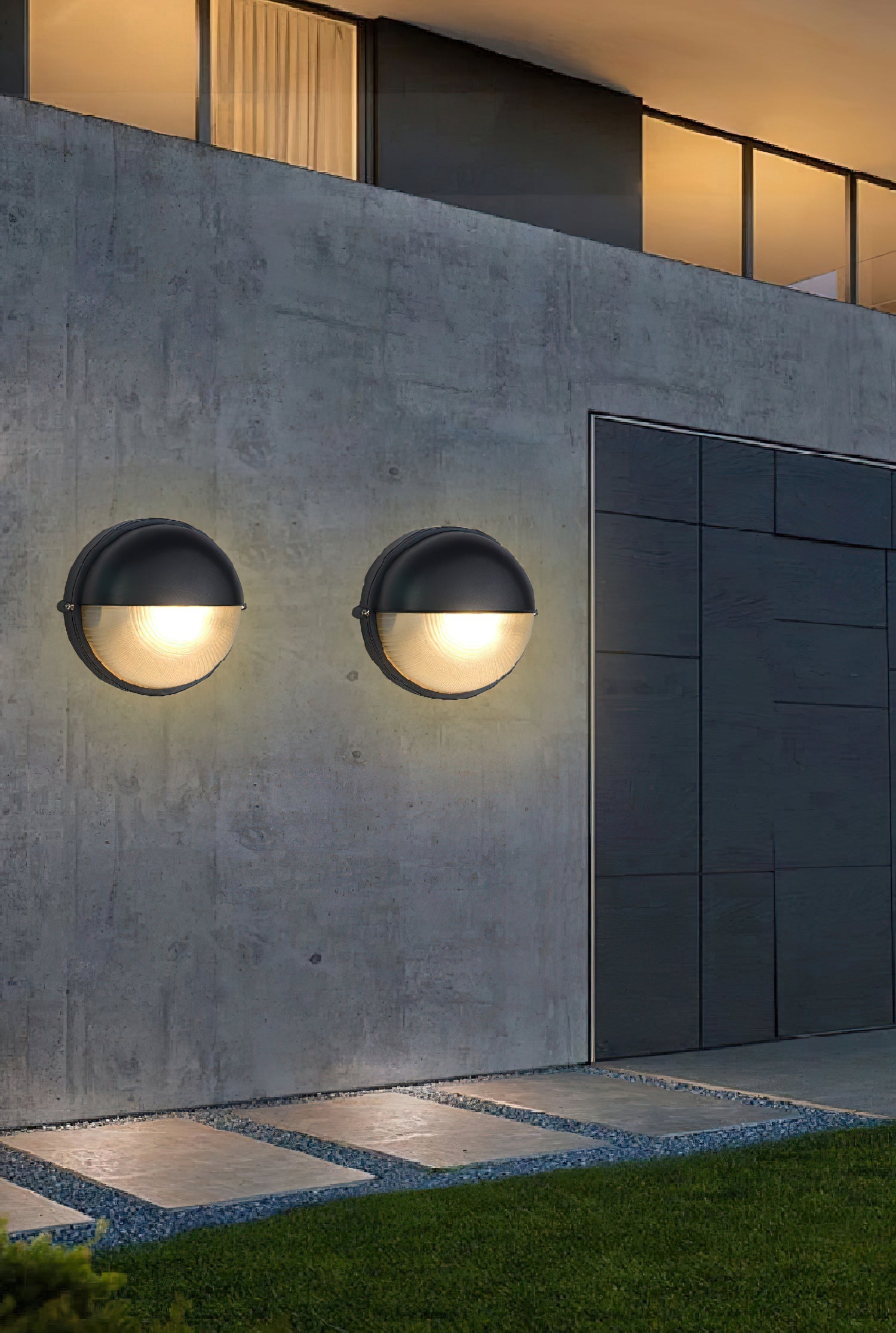 Buitenwandlamp Nautisch Industrieel met Aluminium Behuizing en Opaal Glasdiffuser