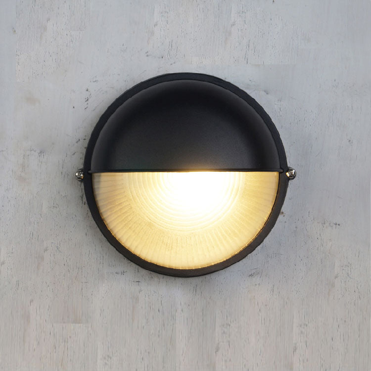 Buitenwandlamp Nautisch Industrieel met Aluminium Behuizing en Opaal Glasdiffuser