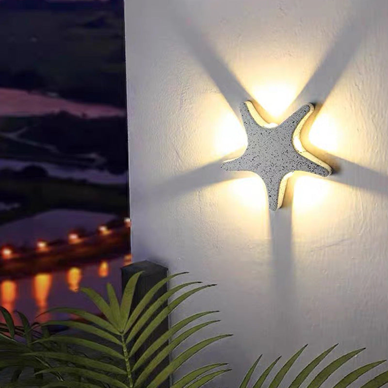 Buitenwandlamp Zeester Modern met Geïntegreerde LED en IP65