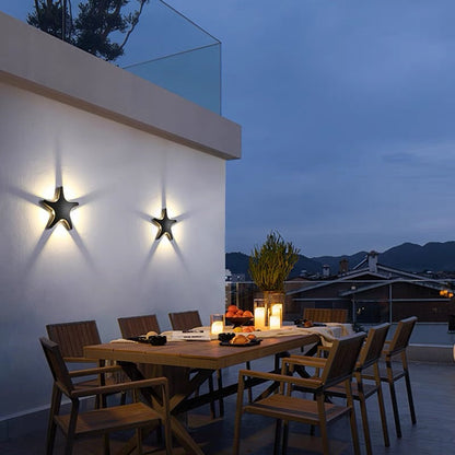 Buitenwandlamp Zeester Modern met Geïntegreerde LED en IP65