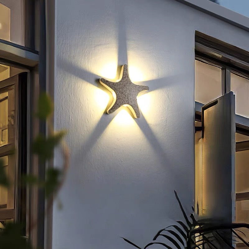 Buitenwandlamp Zeester Modern met Geïntegreerde LED en IP65
