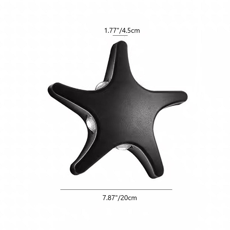 Buitenwandlamp Zeester Modern met Geïntegreerde LED en IP65