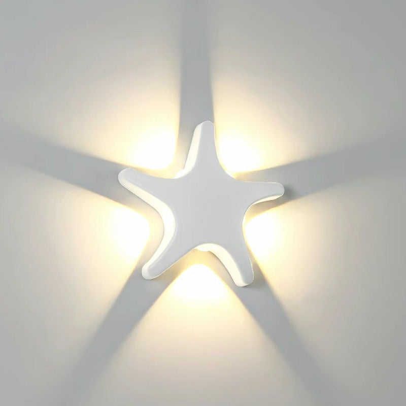 Buitenwandlamp Zeester Modern met Geïntegreerde LED en IP65