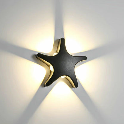 Buitenwandlamp Zeester Modern met Geïntegreerde LED en IP65