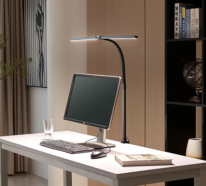 Bureaulamp Minimalistisch LED met Flexibele Arm en Tafelklem Dimbaar