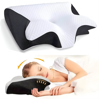 Cervicaal Nekkussen met Memory Foam voor Zijslapers en Rugslapers